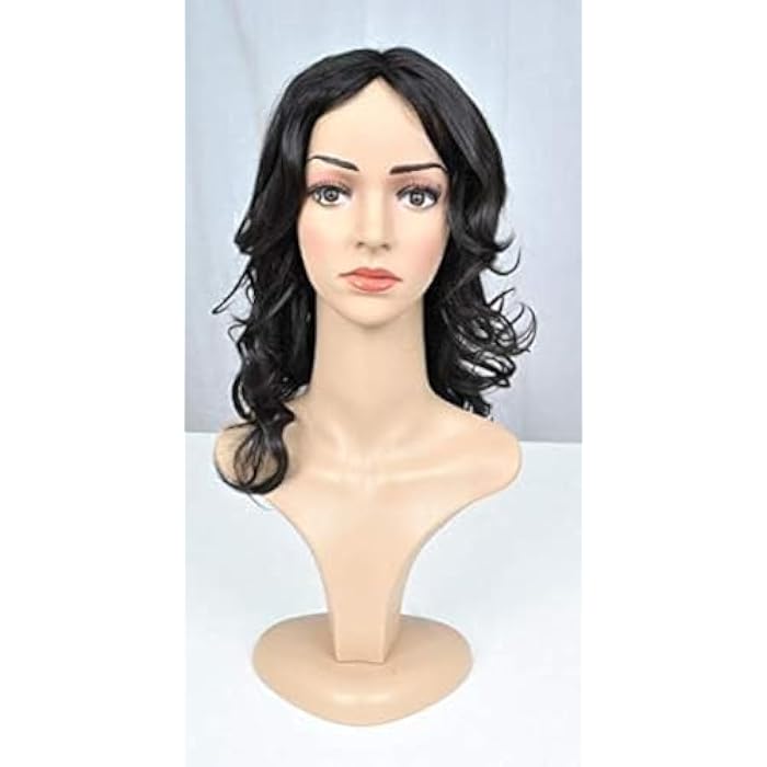 DILLARDS Long Curly Black Wigs For Women Daily Use Natural Looking Heat Hair - Image 3
